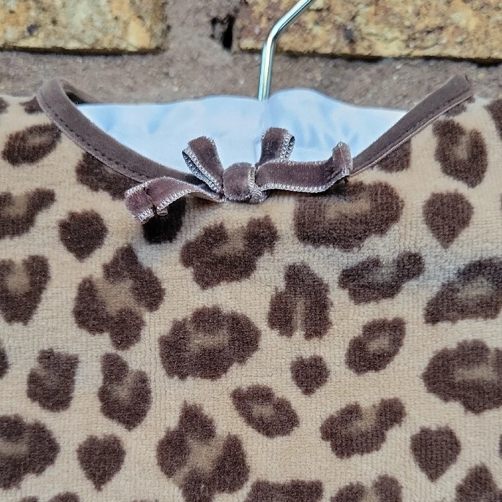 BABY GAP Leopard Animal Print Dress SIZE NEWBORN (3-6M)